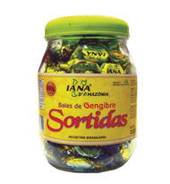 Bala de Gengibre Sortidas 800g