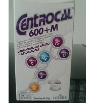 Centrocal 600 M c/60 comprimidos